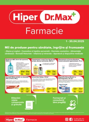 Catalog Dr.max | Catalog HIPER Dr. Max Farmacie | 2025-04-01T00:00:00.000Z - 2025-04-30T00:00:00.000Z