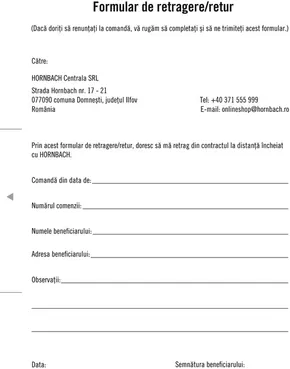 Catalog Hornbach Cluj-Napoca | formular de retragere retur hornbach1 | 2025-04-11T00:00:00.000Z - 2025-04-25T00:00:00.000Z