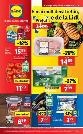 Catalog Lidl | pentru perioada 22.04-27.04.2025 | 2025-04-16T00:00:00.000Z - 2025-04-27T00:00:00.000Z