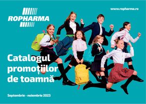 Catalog Ropharma Bacău | Catalogul promoțiilor de toamnă | 2023-09-01 - 2023-11-30