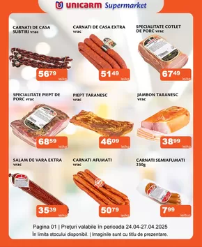 Catalog Unicarm | Promoție de weekend 24.04 - 27.04.2025 | 2025-04-24T00:00:00.000Z - 2025-04-27T00:00:00.000Z