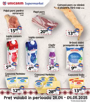 Catalog Unicarm | Mese gustoase și copioase, preț valabil in perioada 28.04.2025 - 04.05.2025 | 2025-04-28T00:00:00.000Z - 2025-05-04T00:00:00.000Z