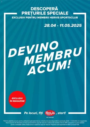 Catalog Hervis Oradea | Devino Membru Acum! | 2025-04-28T00:00:00.000Z - 2025-05-11T00:00:00.000Z