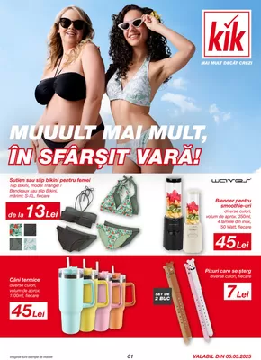 Muuult mai mult, în sfârșit vară!