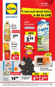 Catalog Lidl Iași | în perioada 25.09-01.10.2023 | 2023-09-25 - 2023-10-01