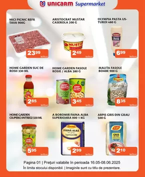 Catalog Unicarm | Întotdeauna alături de tine cu super-oferte! | 2025-05-16T00:00:00.000Z - 2025-06-08T00:00:00.000Z