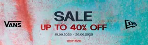 Catalog VANS | Up to 40% off | 2025-05-23T00:00:00.000Z - 2025-06-26T00:00:00.000Z