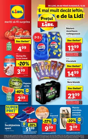 Catalog Lidl Bârlad | pentru perioada 09.06-15.06.2025 | 2025-06-04T00:00:00.000Z - 2025-06-15T00:00:00.000Z
