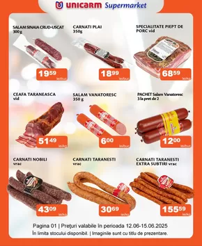 Catalog Unicarm | Promoție de weekend 12.06 - 15.06.2025 | 2025-06-12T00:00:00.000Z - 2025-06-15T00:00:00.000Z
