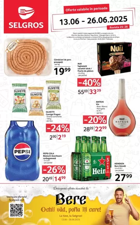 Catalog Selgros Ploiești | FOOD | 2025-06-13T00:00:00.000Z - 2025-06-26T00:00:00.000Z