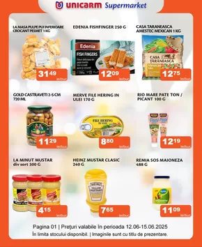Catalog Unicarm | Promoție de weekend | 2025-06-13T00:00:00.000Z - 2025-06-15T00:00:00.000Z