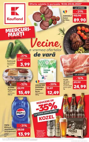 Catalog Kaufland Târgoviște | Cataloage Kaufland - 2025-06-18 | 2025-06-18T00:00:00.000Z - 2025-06-24T00:00:00.000Z