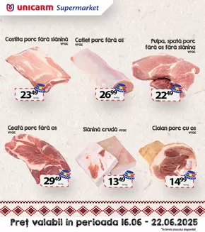 Catalog Unicarm Recaș | Mese gustoase și copioase, preț valabil in perioada 16.06.2025 - 22.06.2025 | 2025-06-16T00:00:00.000Z - 2025-06-22T00:00:00.000Z