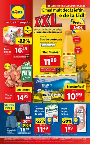 Catalog Lidl Bacău | pentru perioada 23.06-29.06.2025 | 2025-06-18T00:00:00.000Z - 2025-06-29T00:00:00.000Z