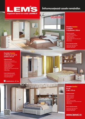 Catalog Lems Cluj-Napoca | Dormitor Domino | 2023-11-21 - 2023-12-31
