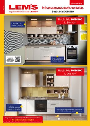 Catalog Lems Cluj-Napoca | Bucătăria Domino | 2023-11-21 - 2023-12-31