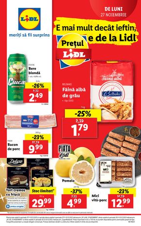 Catalog Lidl București | pentru perioada 27.11-03.12.2023 | 2023-11-27 - 2023-12-03