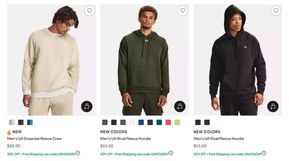 Under Armour catalog