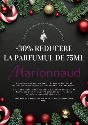 Catalog Marionnaud Cluj-Napoca | Crăciun Marionnaud | 2023-12-01 - 2023-12-31