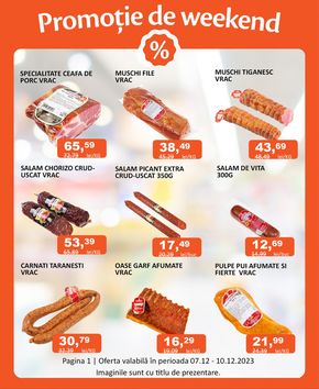 Catalog Unicarm Cluj-Napoca | Promoție de weekend | 2023-12-07 - 2023-12-10