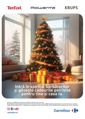 Catalog Carrefour | Intră în spiritul Sărbătorilor și găsește cadourile potrivite pentru tine și casa ta. | 2023-12-08 - 2024-01-18