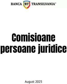 Catalog Banca Transilvania Brașov | Comisioane persoane juridice | 2025-09-03T00:00:00.000Z - 2026-04-15T00:00:00.000Z
