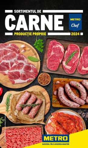 Catalog Metro Turda | Sortiment Carne Producție Proprie METRO | 2024-01-16 - 2024-12-31