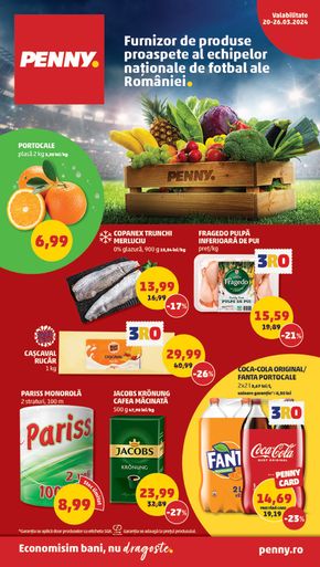 Catalog Penny Market Lugoj | Furnizor de produse proaspete al echipelor naționale de fotbal ale României. | 2024-03-20 - 2024-04-03