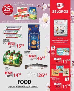 Catalog Selgros Pantelimon | FOOD | 2024-03-22 - 2024-04-04
