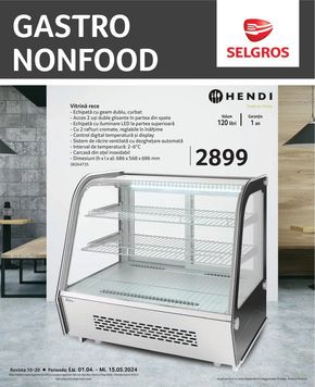 Catalog Selgros Cluj-Napoca | GASTRO NONFOOD | 2024-04-01 - 2024-05-15