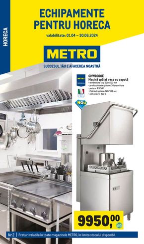 Catalog Metro Arad | Soluții Nealimentare pentru HoReCa | 2024-04-01 - 2024-06-30