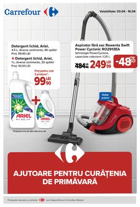 Catalog Carrefour Iași | Ajutoare pentru curățenia de primăvară | 2024-04-02 - 2024-04-16