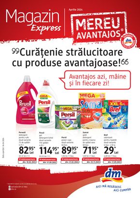 Catalog DM București | Curățenie strălucitoare cu produse avantajoase! | 2024-04-06 - 2024-04-20