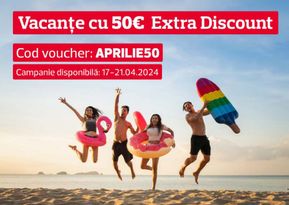 Catalog Dertour Satu Mare | Vacanțe cu 50€ Extra Discount | 2024-04-17 - 2024-04-21