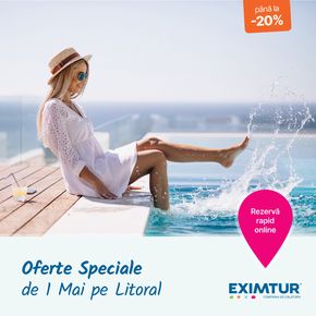 Catalog Eximtur Cluj-Napoca | Oferte Speciale de 1 Mai pe Litoral | 2024-04-18 - 2024-05-01