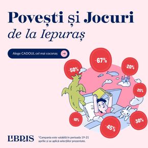 Catalog Libris Oradea | Povești si Jocuri de la Iepuraș | 2024-04-19 - 2024-04-21