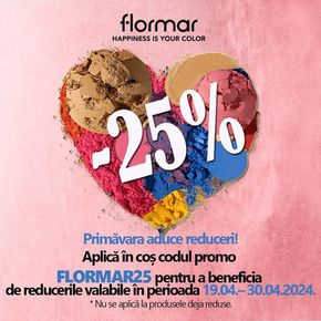 Catalog Flormar Bragadiru | Primăvara aduce reduceri la Flormar | 2024-04-22 - 2024-04-30