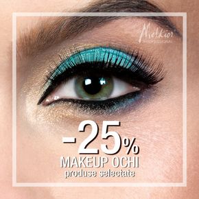 Catalog Melkior București | Saptamana aceasta iti oferim -25% la produse de MAKEUP OCHI | 2024-04-22 - 2024-04-28