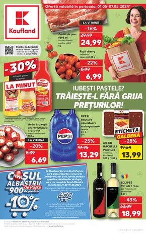 Catalog Kaufland Sibiu | Iubești Paștele? Trăiește-l Fără Grija Prețurilor! | 2024-05-01 - 2024-05-07