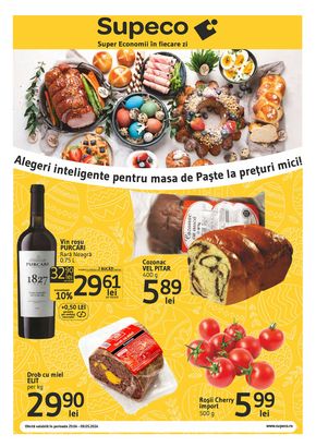 Catalog Supeco Oradea | Supeco - Alegeri inteligente pentru masa de Paște la prețuri mici! | 2024-04-29 - 2024-05-08