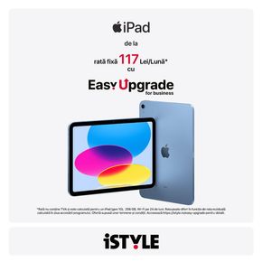Catalog iSTYLE | iPad disponibil prin Easy Upgrade Business | 2024-05-03 - 2024-05-16