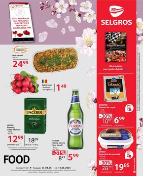 Catalog Selgros Plopeni | FOOD | 2024-05-03 - 2024-05-16
