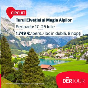Catalog Dertour Cluj-Napoca | Turul Elveției și Magia Alpilor! | 2024-05-09 - 2024-05-22
