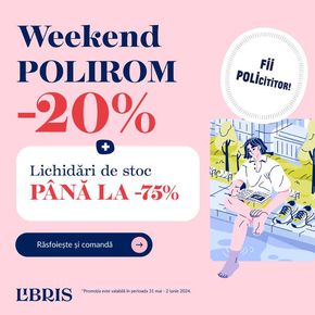 Catalog Libris Constanța | Weekend Polirom -20% | 2024-05-31 - 2024-06-02