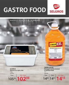 Catalog Selgros Brăila | GASTRO FOOD | 2024-06-01 - 2024-06-30