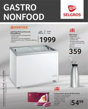 Catalog Selgros Săcele | GASTRO NONFOOD | 2024-06-01 - 2024-07-15