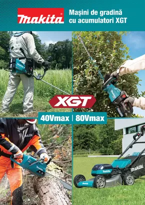 Catalog Makita | Mașini de gradină cu acumulatori XGT | 2024-06-19T00:00:00.000Z - 2025-05-31T00:00:00.000Z