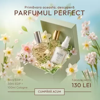 Catalog D&P Parfum Galați | Primăvara aceasta, descoperă PARFUMUL PERFECT | 2026-04-15T00:00:00.000Z - 2026-05-05T00:00:00.000Z