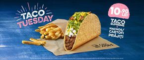 Catalog Taco Bell Galați | Taco Tuesday | 2023-08-04 - 2024-01-09