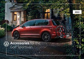 Catalog Volkswagen | Accessories for the Golf Sportsvan | 2023-08-07 - 2024-06-30